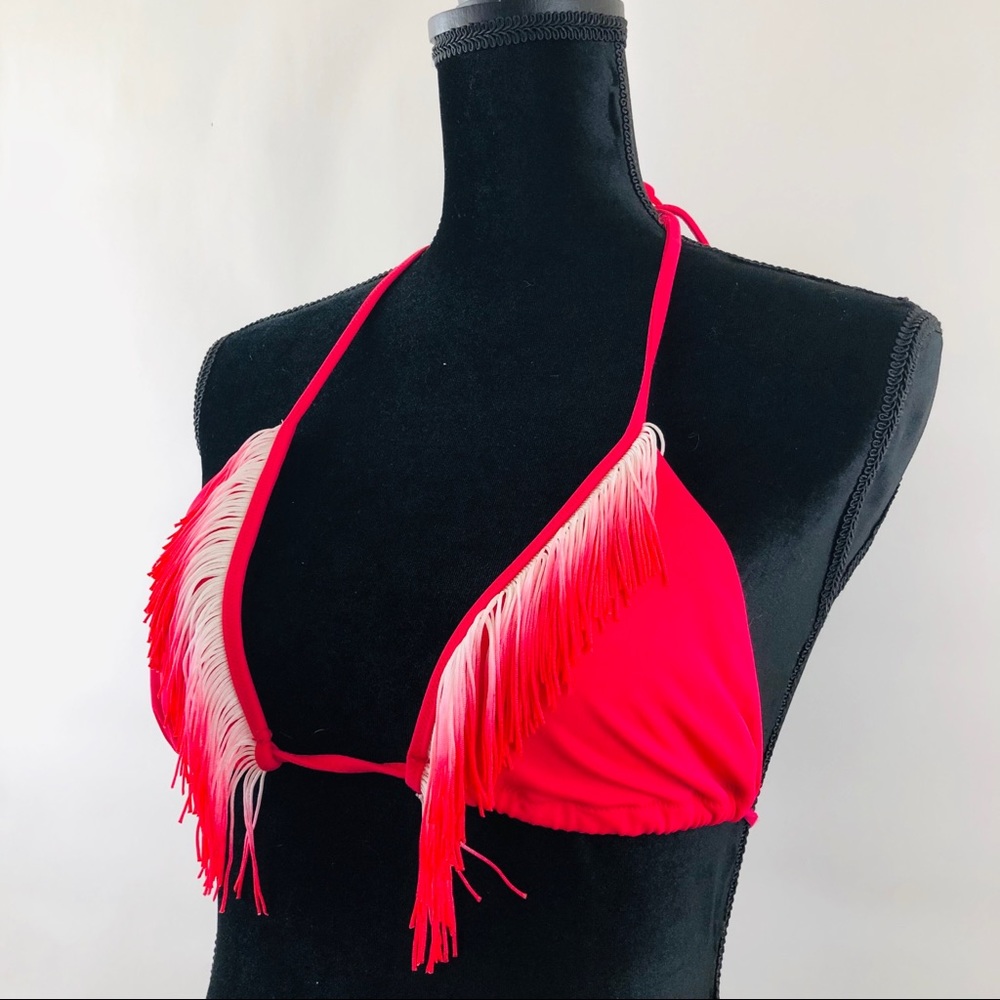 VICTORIAS SECRET FRINGE BIKINI TOP!